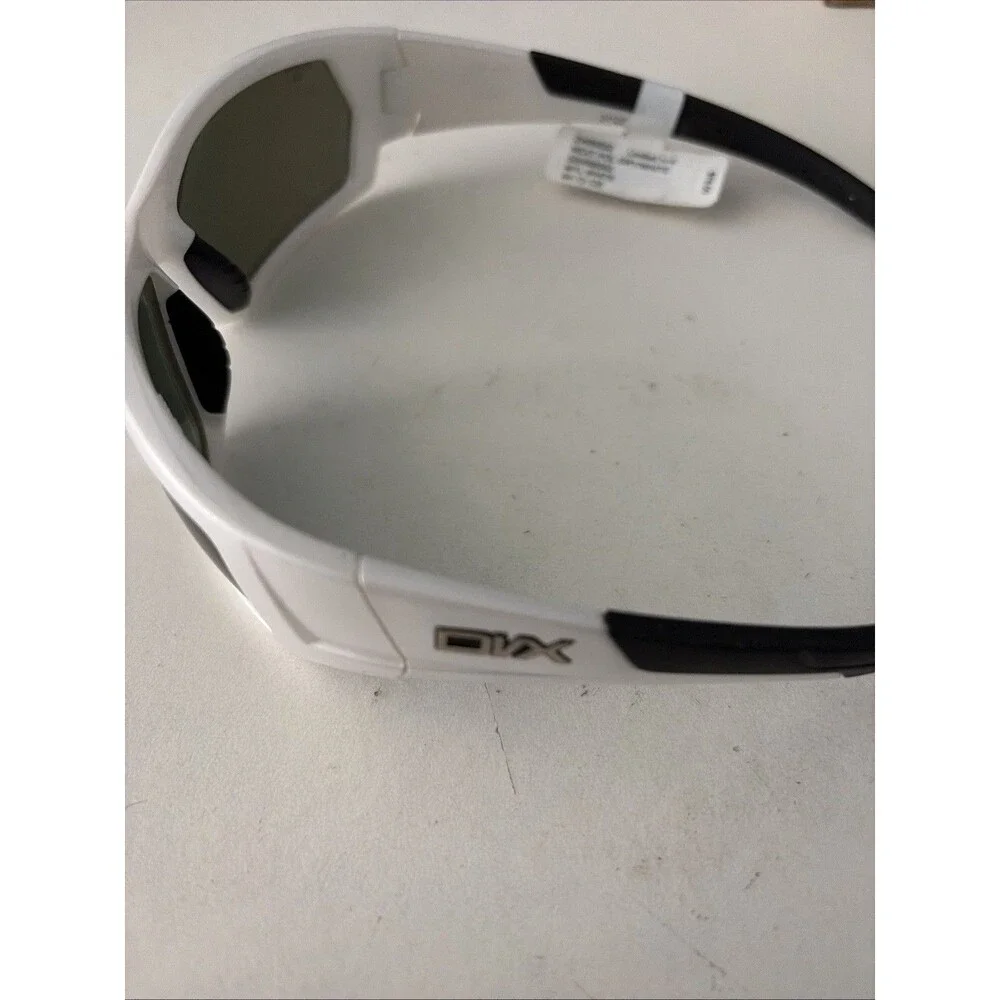 NWT DVX Next  Wiley X Wrap white & black Polarized sunglasses  MSRP $76